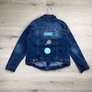 Jonas Brothers Band Concert Jean Denim Jacket‎ Womens 2X Torrid Stretch Patches